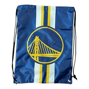 LIKE NEW FOCO Golden State Warriors Team Stripe Drawstring Backpack